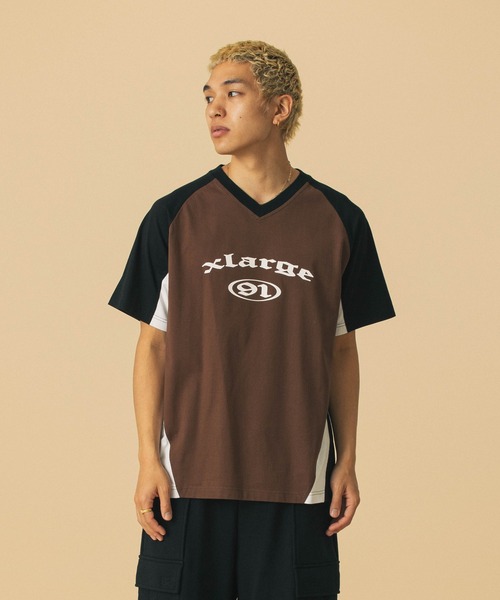 XLARGE（エクストラ ラージ） tシャツ RAGLAN S/S FOOTBALL JERSEY