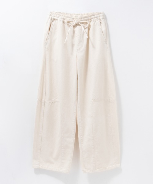 NAVY パンツ ソフトツイルイージーカーブパンツ「綿100%」 レディース