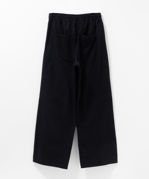 NAVY パンツ ソフトツイルイージーカーブパンツ「綿100%」 レディース