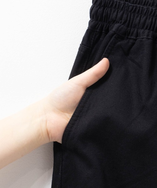 NAVY ワイドパンツ パンツ ソフトツイルイージーカーブパンツ「綿100