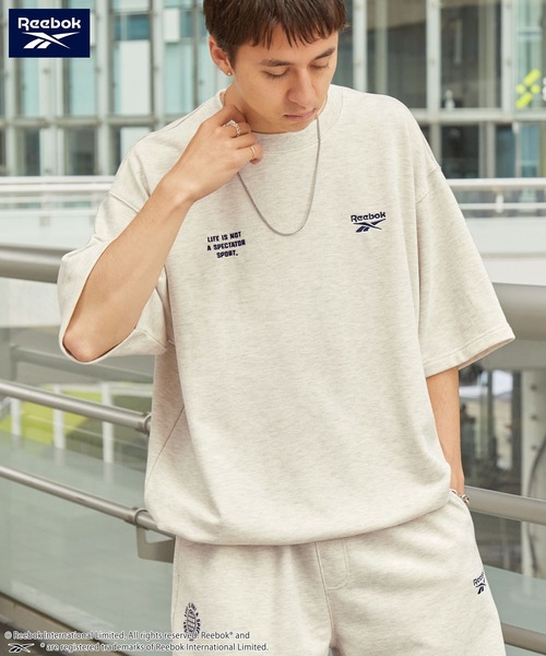 Reebok セットアップ Reebok/リーボック 別注 ダブルロゴ刺繍