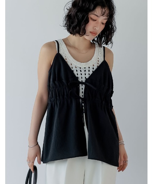 驚きの値段で Re:EDIT タンクトップ COLLECTION SUMMER 「2025 ノースリーブ トップス
