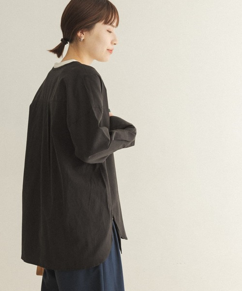「FORK&SPOON」 長袖ブラウス 1 ブルー系その他 レディース FORK&SPOON 「FORK&SPOON」 長袖ブラウス ONE ブルー系その他