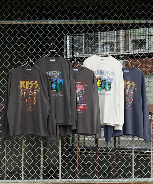 「MONO-MART」 長袖Tシャツ M グレー メンズ