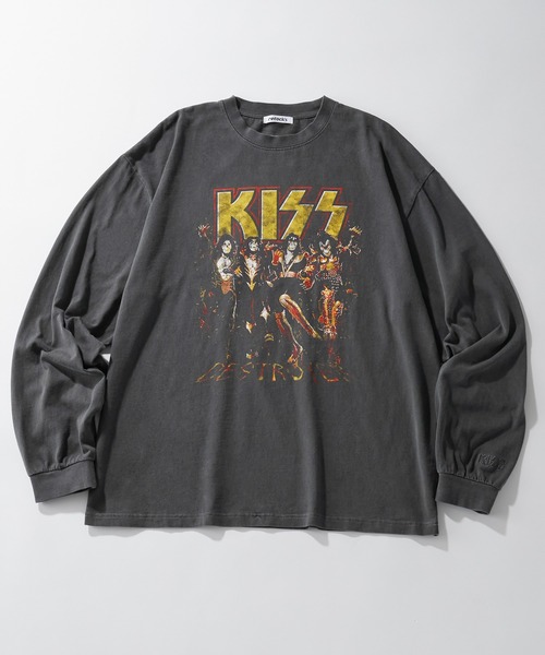 「MONO-MART」 長袖Tシャツ M グレー メンズ