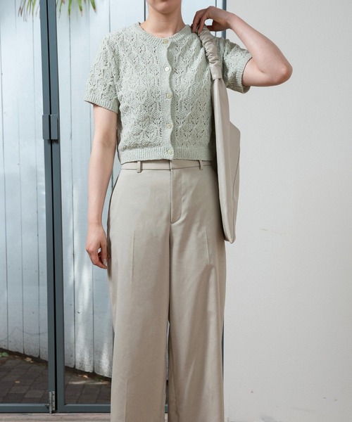 ジャケット・アウター Lawgy curl double breastedbelt pointcoat 待望☆】 lawgy（ラウジー）の「curl double coat point belt