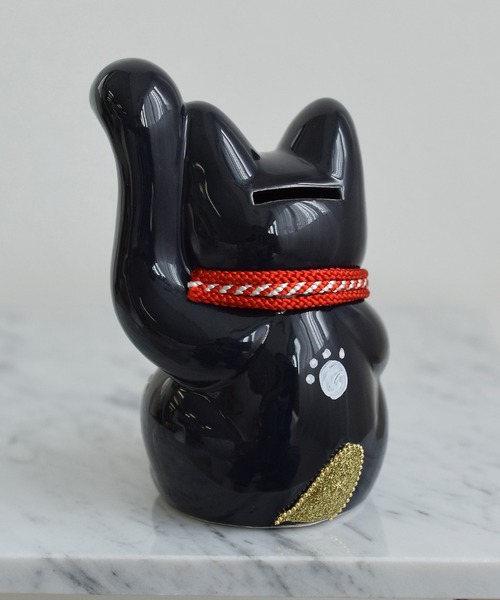 utatane インテリア 招き猫 ニコアンティーク×ご縁猫 ねこ球子