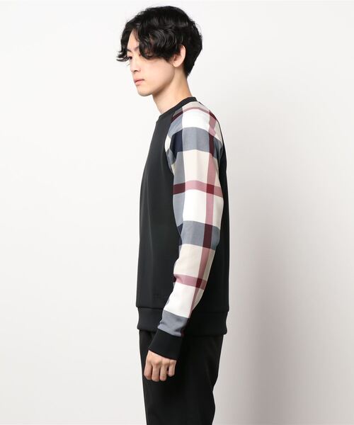 「BLACK LABEL CRESTBRIDGE」 長袖Tシャツ M ブラック メンズ