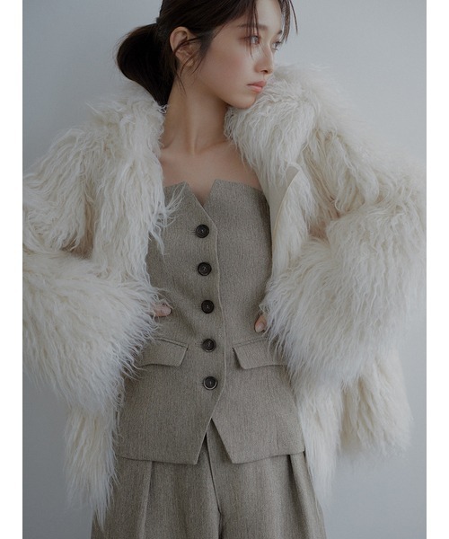 SNIDEL（スナイデル） コート FREE ホワイト レディース : ZOZOTOWN