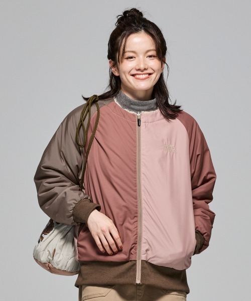 yori ヨリ　ウール　ジャケット　ピンク　オーバーサイズ　ノーカラー ⭐️最終価格⭐️新品 yori ヨリ ダブルクロスワイドジャケット