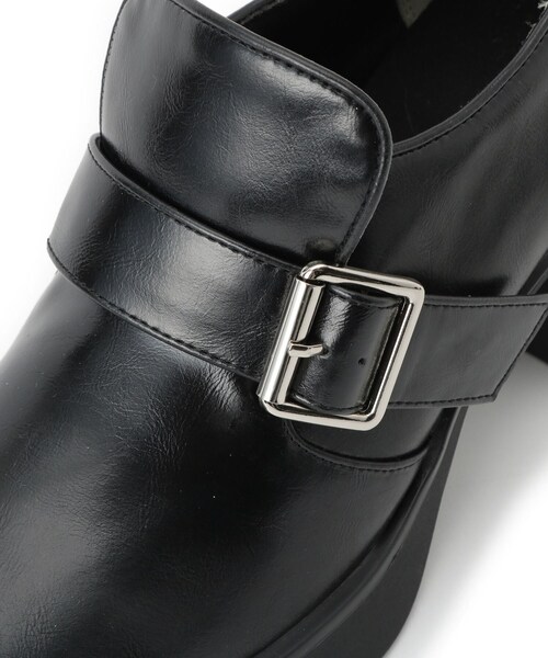 ESPERANZA（エスペランサ） パンプス スクエアトゥベルトアンクル