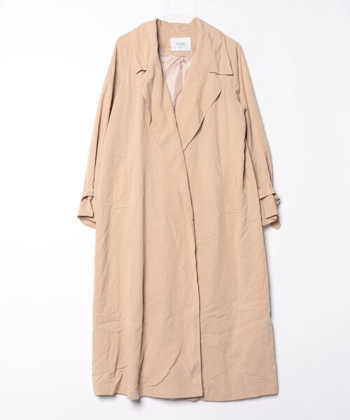 【美品！セール中】SLOBE IENA コート ベージュ SLOBE IENA スタンドカラーコート今季