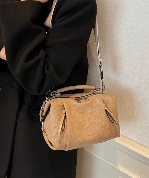 pumpkin port ショルダーバッグ バッグ サイドWZIP 5ポケット