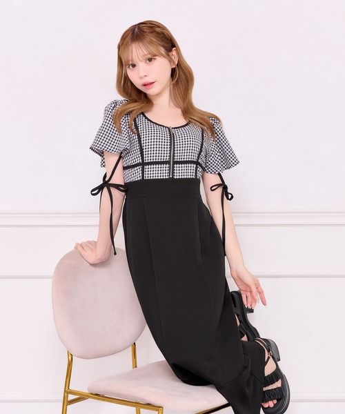 ゆ*あ様 apres jour 袖フレアマーメイドワンピース apres jour ワンピース 袖フレアマーメイドワンピース