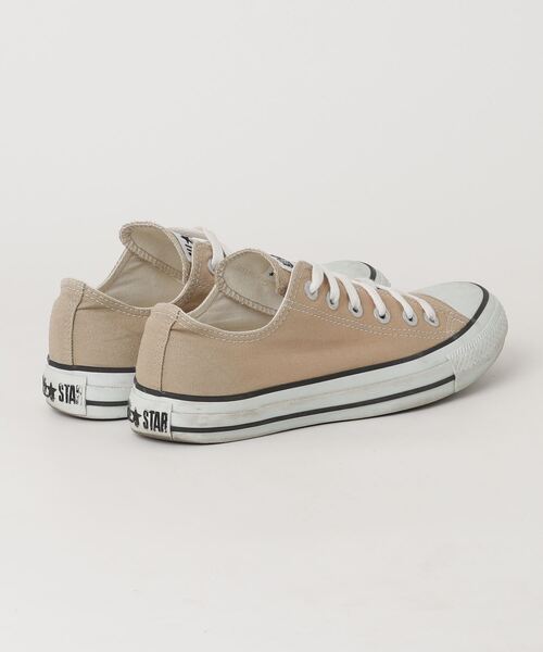 「CONVERSE」 ローカットスニーカー 24.5cm ベージュ レディース