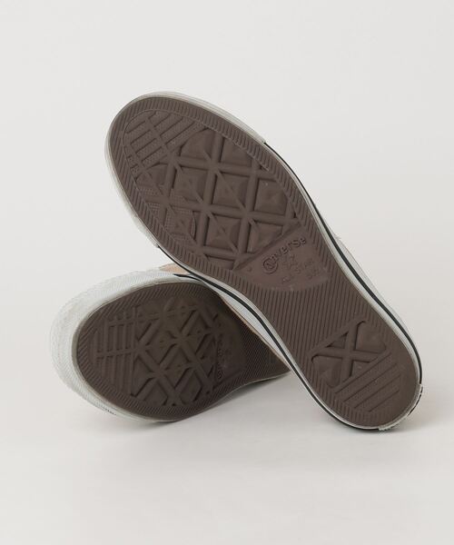 「CONVERSE」 ローカットスニーカー 24.5cm ベージュ レディース