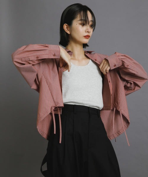 「KBF」 長袖シャツ ONE レッド系その他 レディース