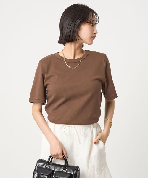 tシャツ フィブリルタッチ ショートスリーブ Tシャツ レディース