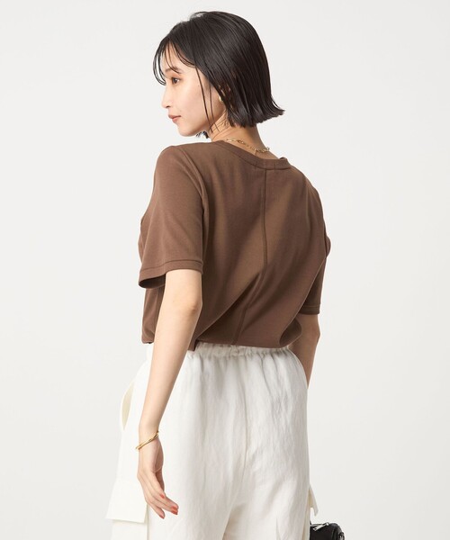 tシャツ フィブリルタッチ ショートスリーブ Tシャツ レディース green label relaxing tシャツ フィブリルタッチ ショート
