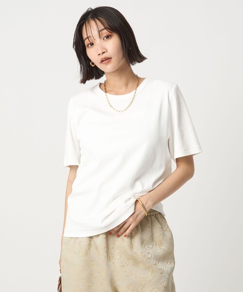tシャツ フィブリルタッチ ショートスリーブ Tシャツ レディース green label relaxing tシャツ フィブリルタッチ ショート