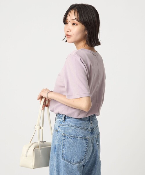 tシャツ フィブリルタッチ ショートスリーブ Tシャツ レディース green label relaxing tシャツ フィブリルタッチ ショート