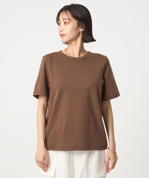 tシャツ フィブリルタッチ ショートスリーブ Tシャツ レディース green label relaxing tシャツ フィブリルタッチ ショート