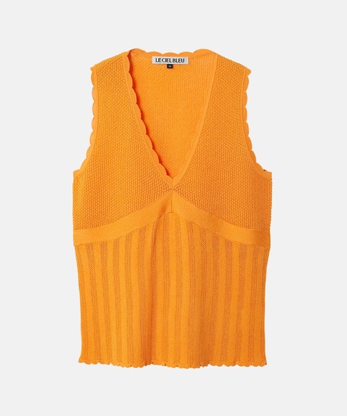 ニット セーター スリーブレスレースニット / Sleeveless Lace Knit レディース