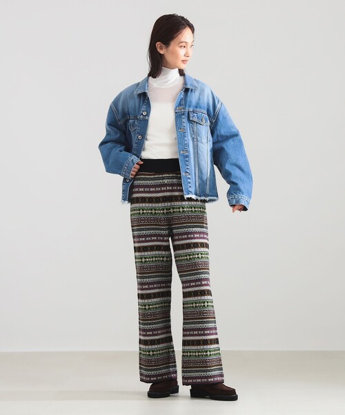 INSCRIRE（アンスクリア） パンツ INSCRIRE / フェアアイル ニット