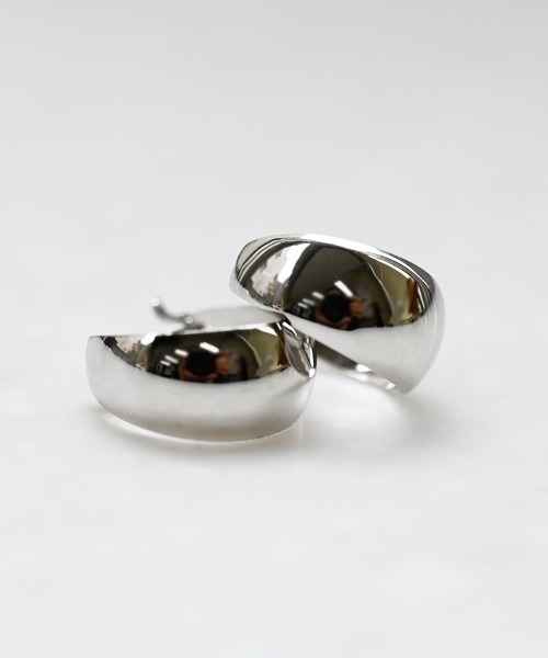 sowi ピアス K10WG ムーンピアス 5×10 レディース : ZOZOTOWN Yahoo!店