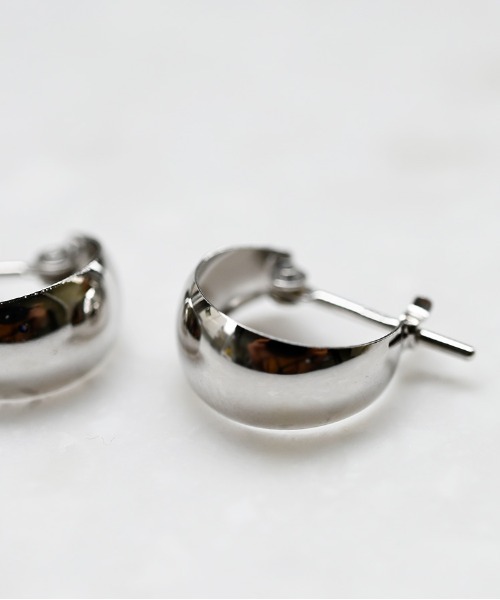 sowi ピアス K10WG ムーンピアス 5×10 レディース : ZOZOTOWN Yahoo!店