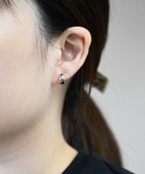 sowi ピアス K10WG ムーンピアス 5×10 レディース : ZOZOTOWN Yahoo!店