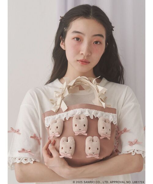 チャコット フリルトートバッグ 【美品】 25日までお値下げ価格！ フリルトートバッグ（レディースハンドバッグ）｜バッグ