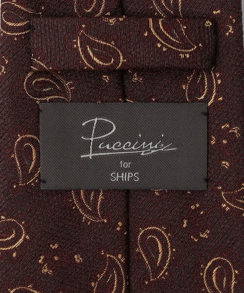 SHIPS（シップス） ネクタイ Puccini: シルク ウール メランジ