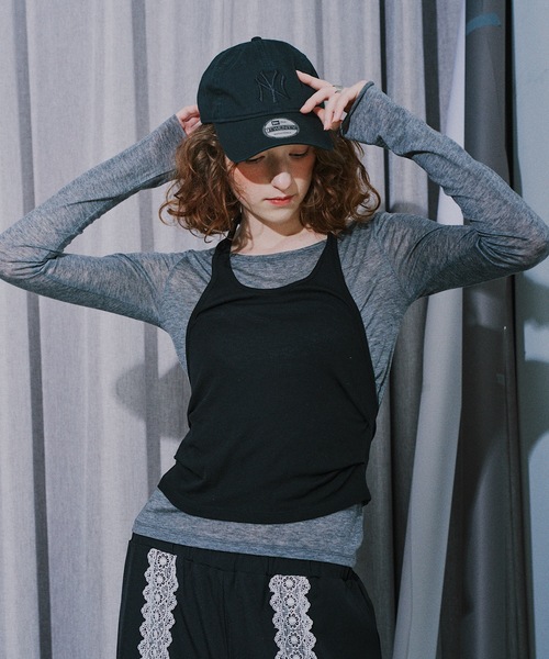 VIOLETTA（ヴィオレッタ） tシャツ アメスリレイヤードシアートップス