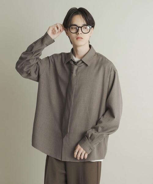 SENSE OF PLACE by URBAN RESEARCH シャツ レギュラーカラーネクタイ