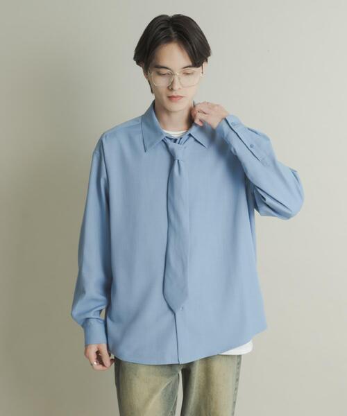 SENSE OF PLACE by URBAN RESEARCH シャツ レギュラーカラーネクタイ