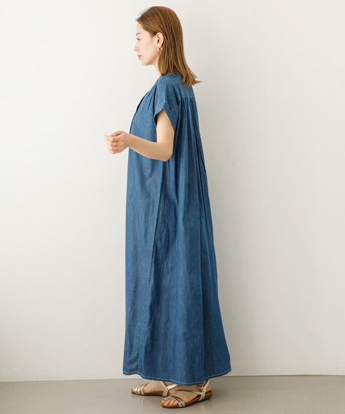 URBAN RESEARCH Sonny Label 半袖ワンピース FREE ブルー レディース