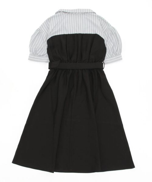 axes femme（アクシーズ ファム） 半袖ワンピース FREE インディゴ