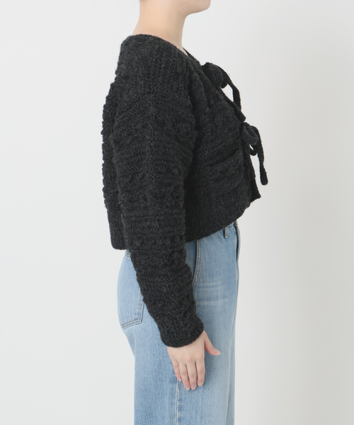 IENA LA BOUCLE（イエナラブークル） カーディガン デフォルメハンド 