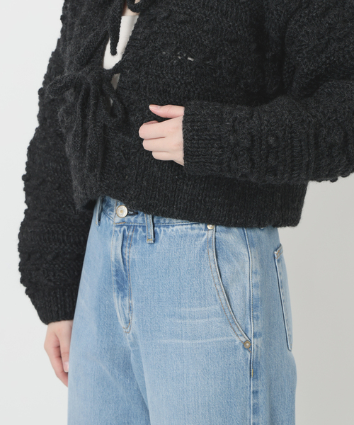 IENA LA BOUCLE（イエナラブークル） カーディガン デフォルメハンド 