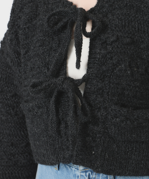 IENA LA BOUCLE（イエナラブークル） カーディガン デフォルメハンド 