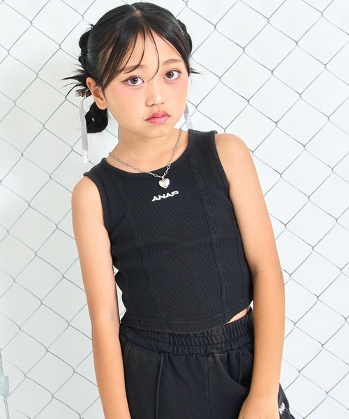 ANAP kids（アナップキッズ） セットアップ ユーズド加工 コルセット
