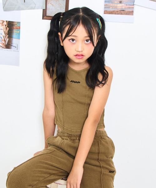 ANAP kids（アナップキッズ） セットアップ ユーズド加工 コルセット