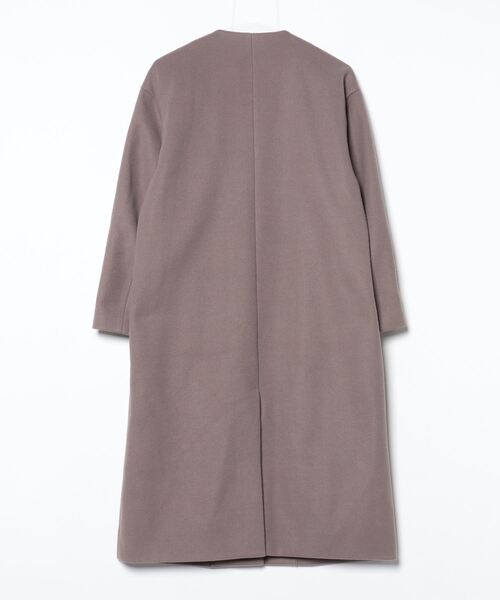 B:MING by BEAMS」 ノーカラーコート MEDIUM ベージュ レディース B 