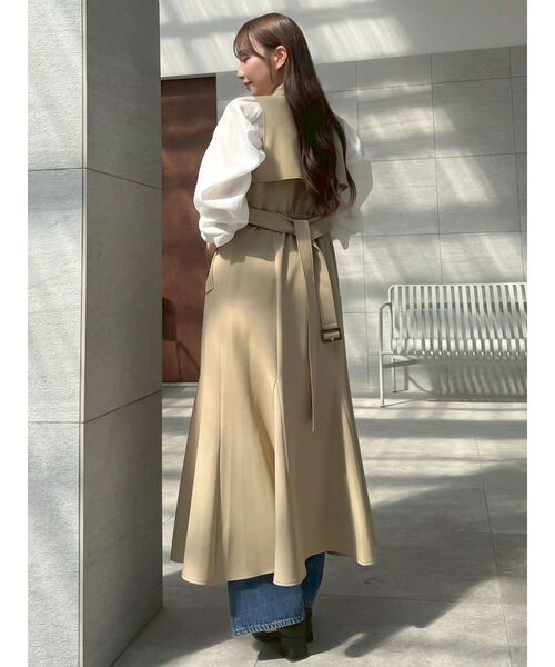 dazzlin（ダズリン） ワンピース トレンチディティールジレワンピース