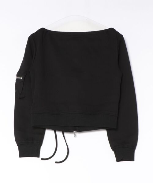 M DOLLY トレーナー スウェット ribbon voce sweat tops/リボン 