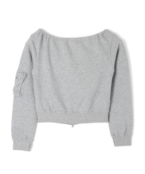 M DOLLY トレーナー スウェット ribbon voce sweat tops/リボン 