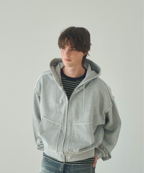 トップス Elanque knit zipup hoodie Elanque パーカー zip hoodie / ジップフーディー メンズ : ZOZOTOWN