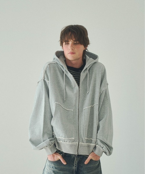 トップス Elanque knit zipup hoodie Elanque パーカー zip hoodie / ジップフーディー メンズ : ZOZOTOWN