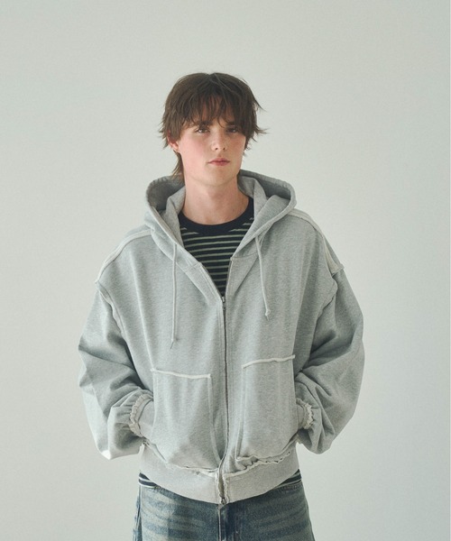 トップス Elanque knit zipup hoodie Elanque パーカー zip hoodie / ジップフーディー メンズ : ZOZOTOWN
